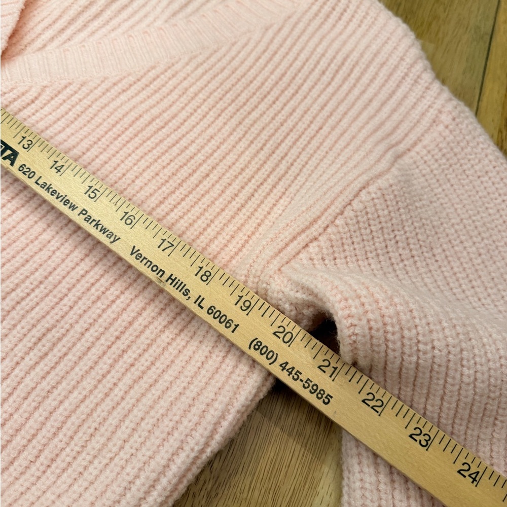 Edikted Light Pink Ribbed Cardigan - Picture 3 of 6